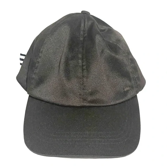 Nautica Womens One Size Black Satin Baseball‎ Cap Hat