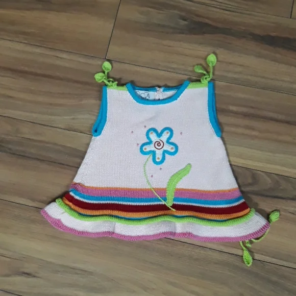 Zackali 4 Kids Knitted Dress 6Mo.