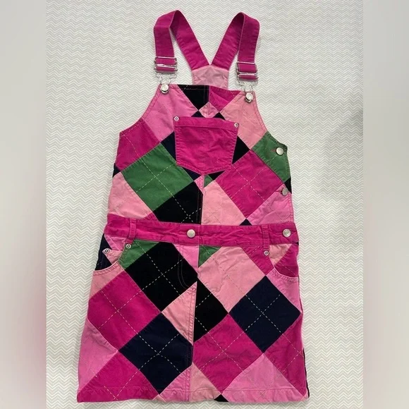 Lilly Pulitzer Pink Corduroy Overalls