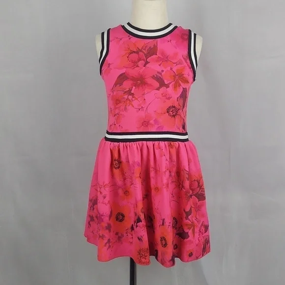 Twirls & Twigs Spring sleeveless floral dress - pink - sz 6