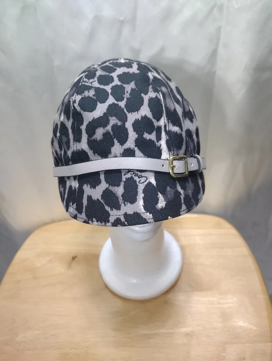 COACH New York Park Ocelot Cap Black/Tan XS/S Belt & Buckle Trim