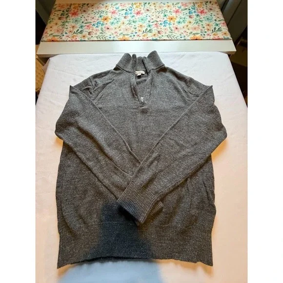 Men's Classic Vintage 1/4 Zip 100% Cotton GAP Sweater - Size XL