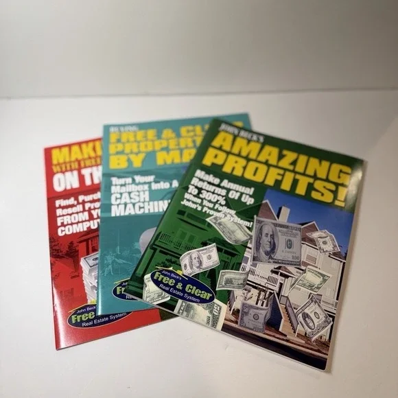 Lot Of Three Magazines John Becks Free And Clear Real Estate System