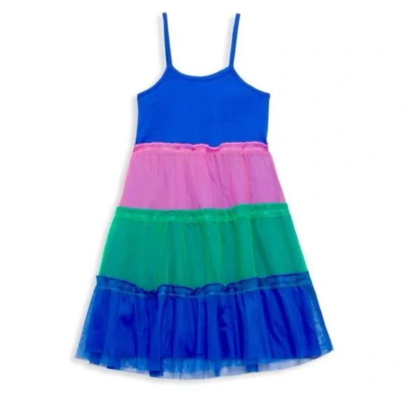 Isaac Mizrahi Loves Crayola NWOT Sz 5 Multi-Colored Layered Dress