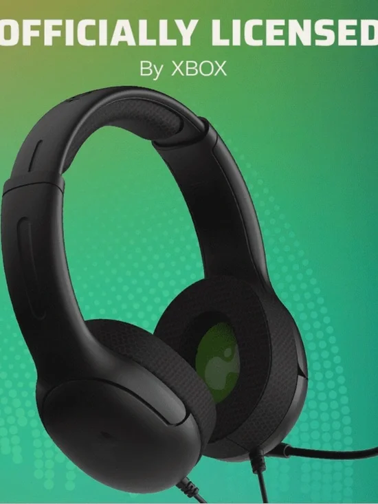 Officially Licensed Xbox Black Wired Gaming Headset