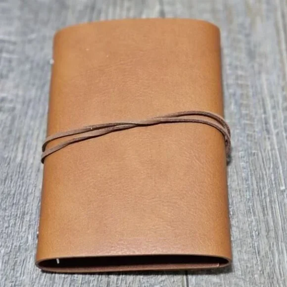 Brown Maple Leaf Diary Notebook Notepad Ledger