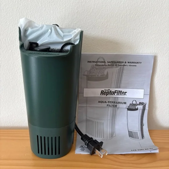 NEW Out of Box Tetra ReptoFilter Aqua-Terrarium Filter Low Water Capabilities