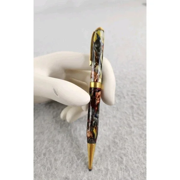 Vintage Champion Marbled Iridescent Mechanical Pencil Twist Lead Made USA