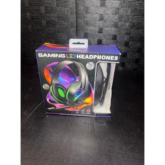 Game pro led gaming headphones brand new