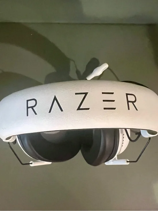 Razer White and Black Over-Ear Gaming Headset