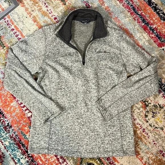Eddie Bauer quarter zip sweater