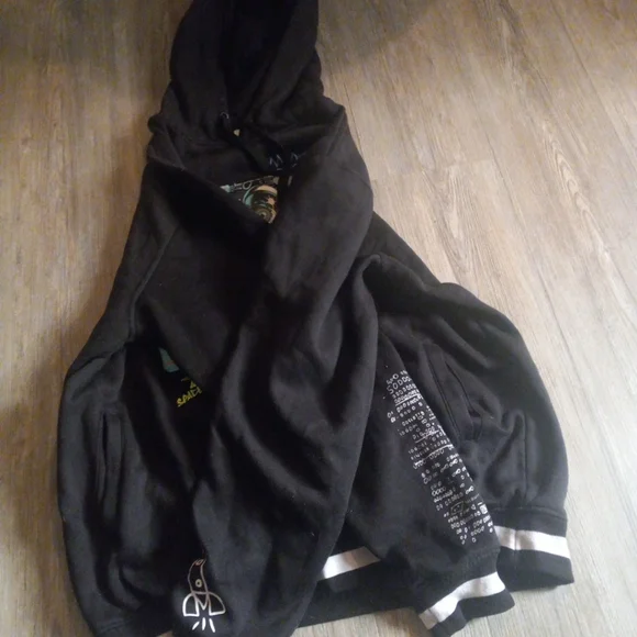 Bleecker & Mercer Hoodie Mens XXL Black Pullover Sweatshirt