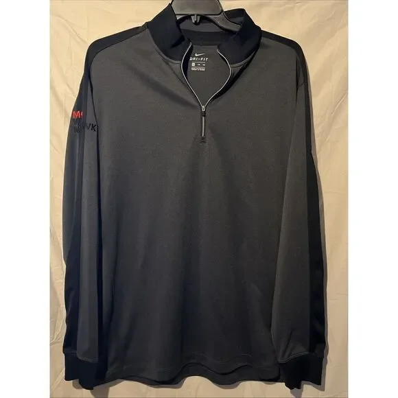 Nike Dri-Fit 1/4‎ Zip XXL Pull Over With Logo