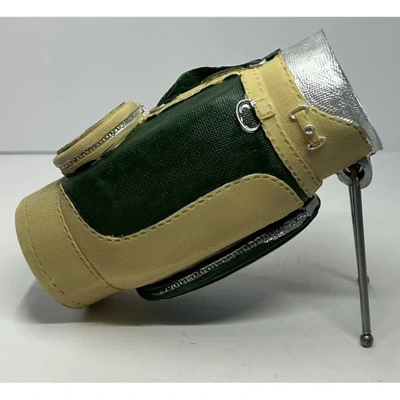 Mini Golf Bag Pen Pencil Holder Desktop Office Supplies Hard Plaster Mold Golfer