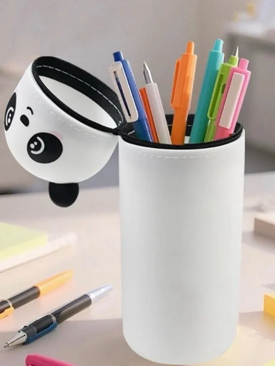 SILICONE PANDA PEN OR BRUSH CASE