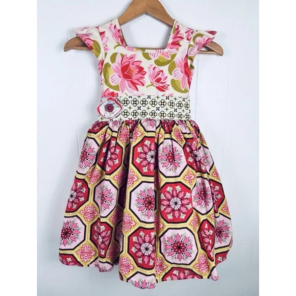 Hopscotch Designs Girls Large Dress Pink with Petticoat Style A Line Skirt‎ USA
