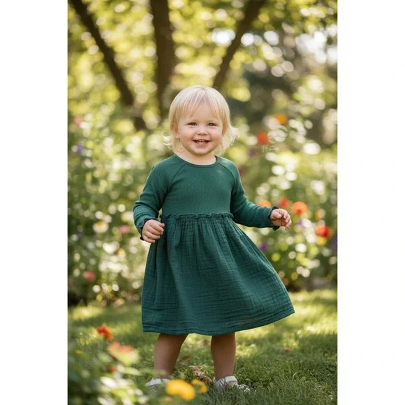 Old‎ Navy Green Kids Casual Dress