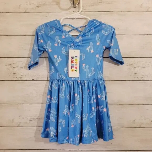 NWT‎ Dot Dot Smile Baby Girl Ballerina Style Twirl Dress Saguaro Cactus 12-24 M