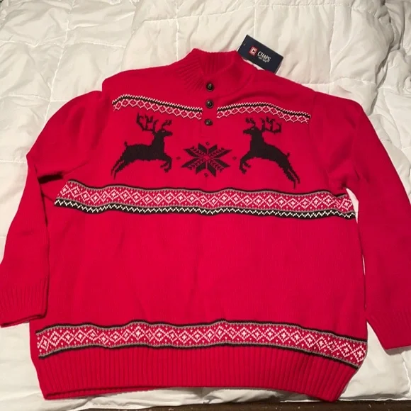 NWT 2XL Chaps sweater size XXL SUPER NICE!