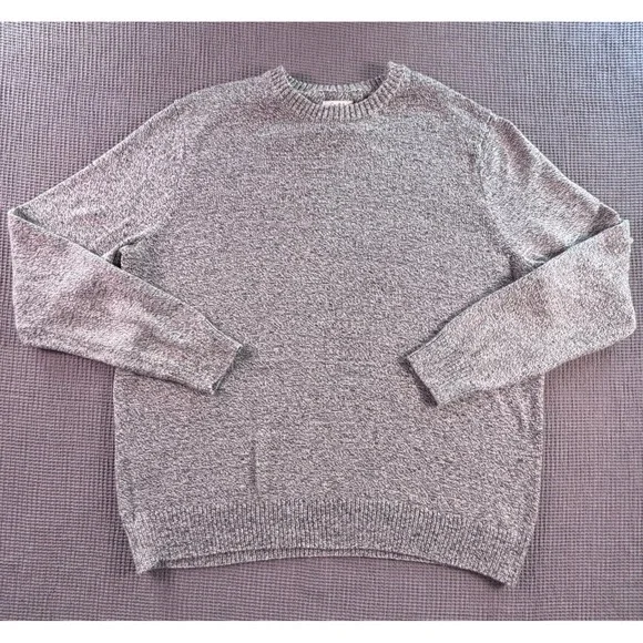 Croft & Barrow NWT XXL Mens Sweater Extra Soft Gray Crew Neck‎ Pullover Knitwear
