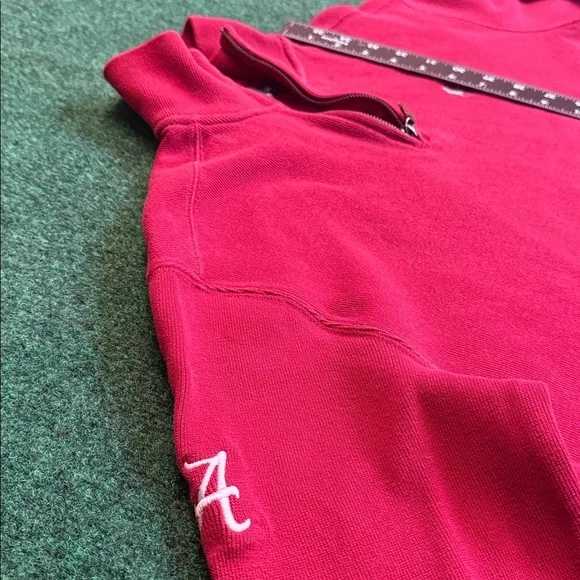 Polo by Ralph Lauren Men's Alabama Crimson Red Quarter-Zip (Size Medium)