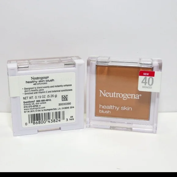 Neutrogena Healthy skin Blush # 40 Bronzed (lot of 2)