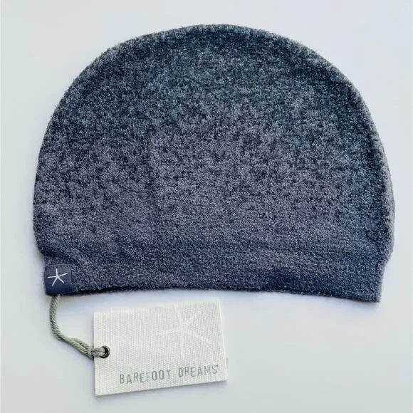Barefoot Dreams Confetti Beanie Deep Sea Blue Indigo Cozychic Lite NEW