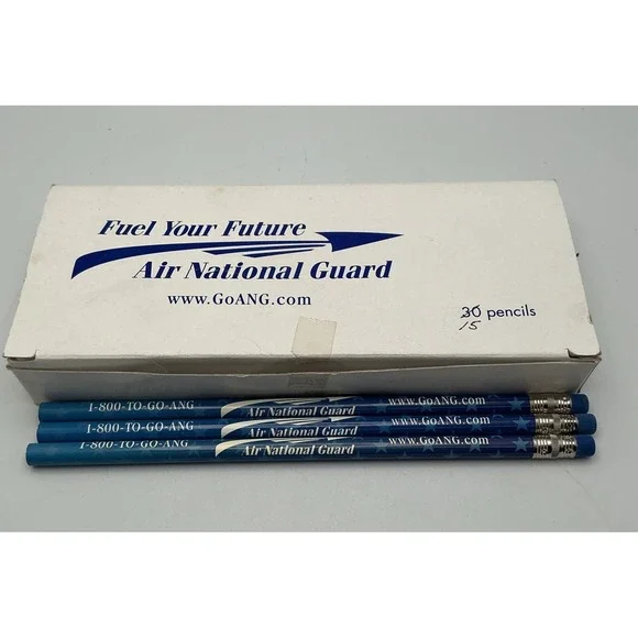 Air National Guard, Fuel Your Future, Lot of 15 New Blue Promotional Pencils‎