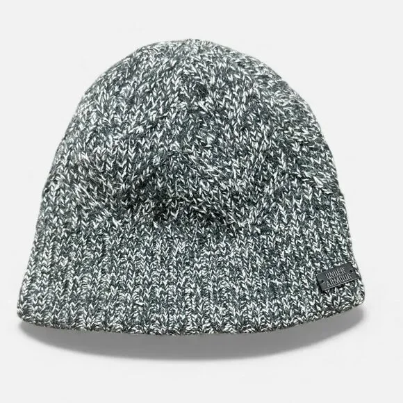 Under Armour Black & White Heathered Beanie