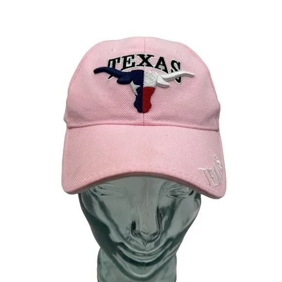 Texas Longhorns Choice Cap Women Hat Football Pink Strapback Embroidered OS