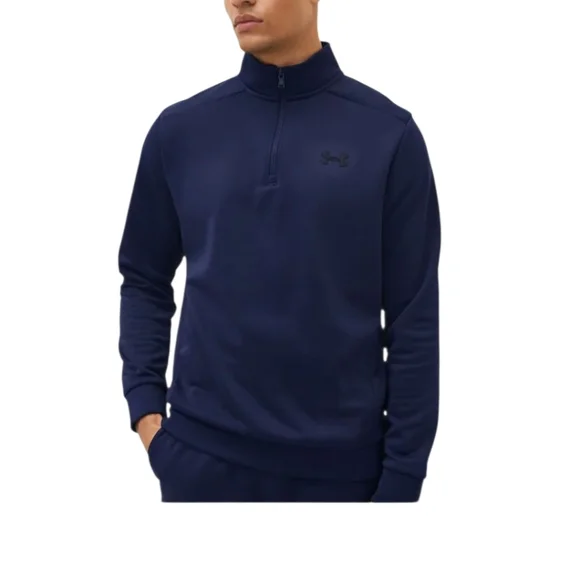 Under Amour Navy Fleece Quarter Zip XXL