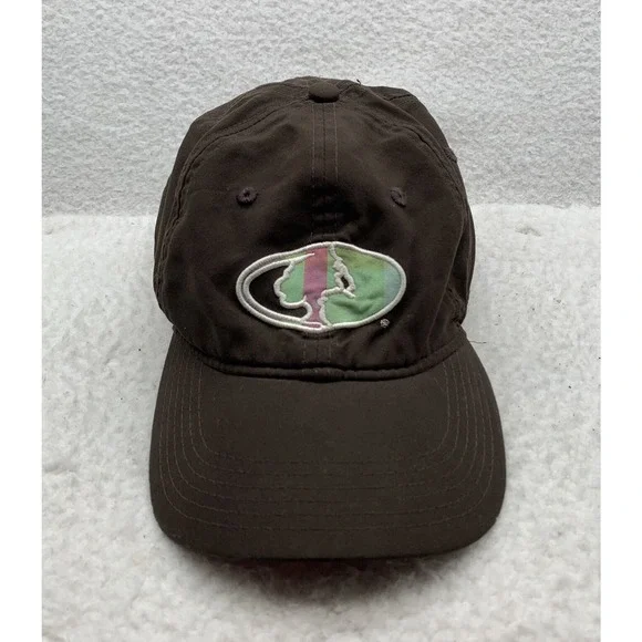 Mossy Oak Baseball Hat‎ Womens Strap Back OSFM Brown Pink Green Madras Hunting