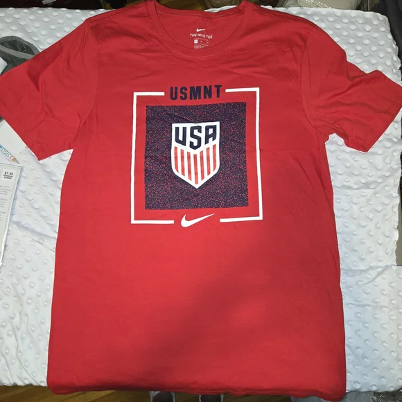 Nike Red USMNT Short Sleeve‎ Tee