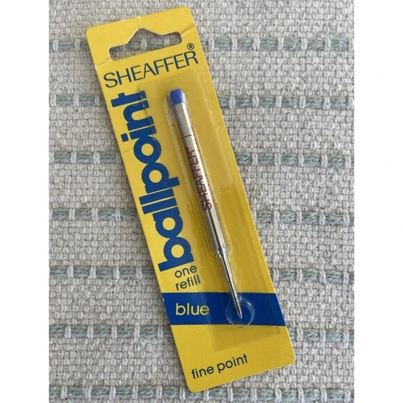 Vintage Sheaffer Ballpoint Pen Refill Blue Fine Point New Old Stock Sealed USA