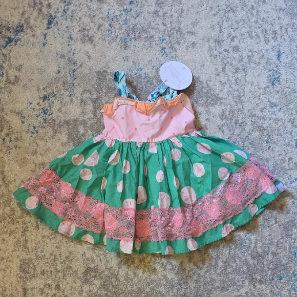 Sweet Honey Toddler Size 18 Months Sand‎ Dollar Sleeveless Dress