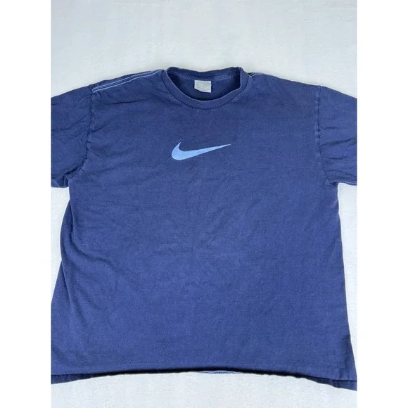 Vintage 90s Nike Center Swoosh‎ Short Sleeve T-Shirt size XL