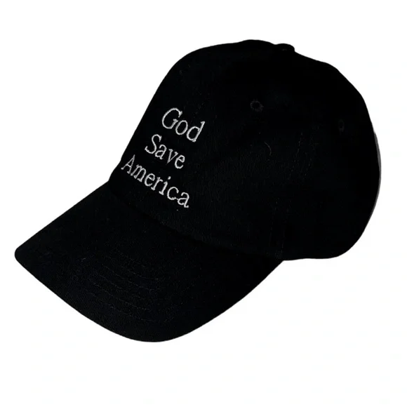 GOD SAVE AMERICA Trump Charlie Kirk Adjustable Ball Cap Dad Hat Unisex Men Women