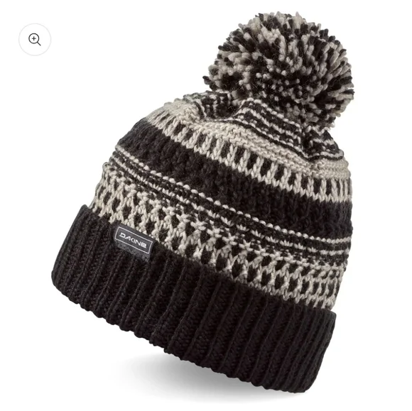 Dakine Women's Davina Beanie - Black/Grey - OS NWT $35 Retail