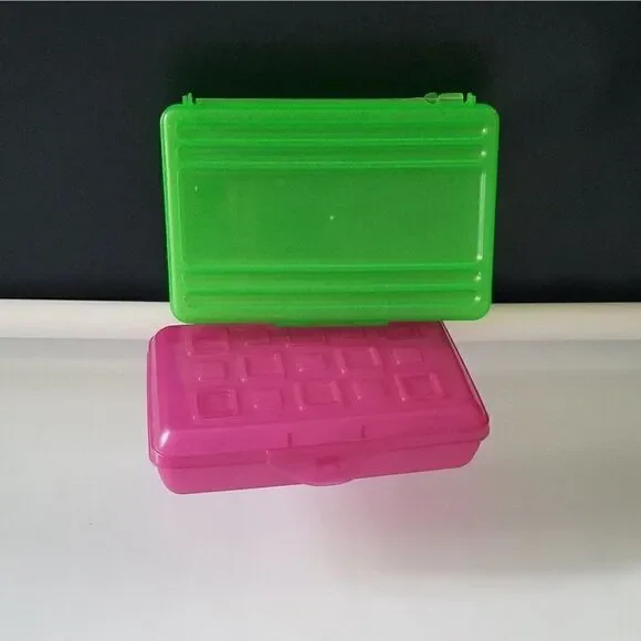 Pencil Box Plastic Storage Organizer Stackable Home School A&W Product Sterilite