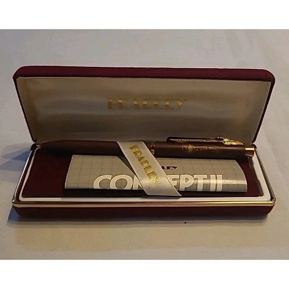 Bradley Burgundy Ballpoint Pen Set Concept 2 The Pencil-pen