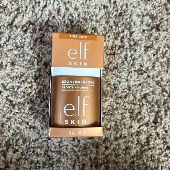 (5/$25) Elf skin pure gold bronzing drops shade bronze 2