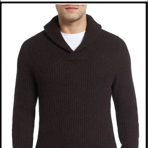 Lanai Cashmere/Wool Dark Brown Sweater