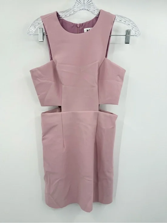 Milly Minis Cady Hazel Cut Out Mini Dress Dusty Rose Size 16