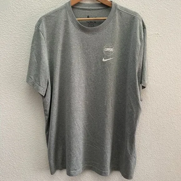Los Angeles Clippers Basketbal NBA The Nike Tee DRI-FIT T-Shirt Men's 2XL