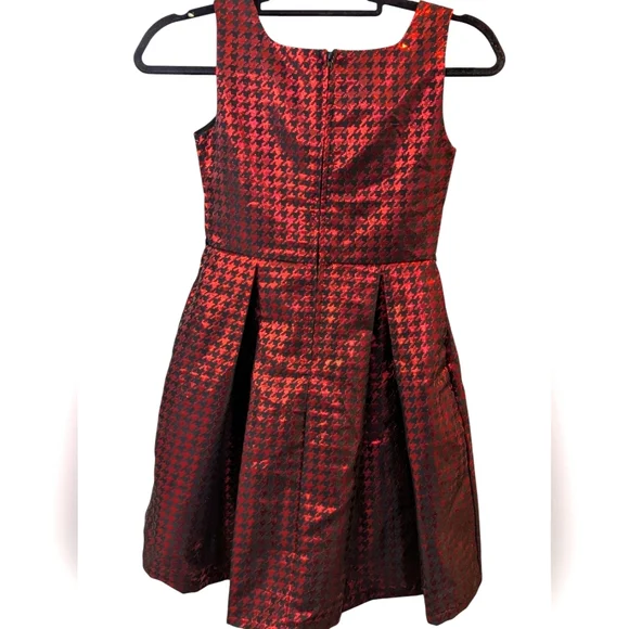 Pippa & Julie Kids' Houndstooth Brocade Dress...Size Various