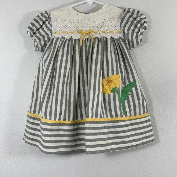 Dress Kids 4T‎ Stripe Cottagecore