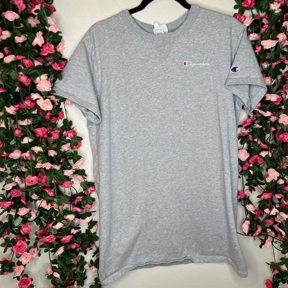 Champion Gray Silver Girls Long Dress Casual Comfort School Play Large
