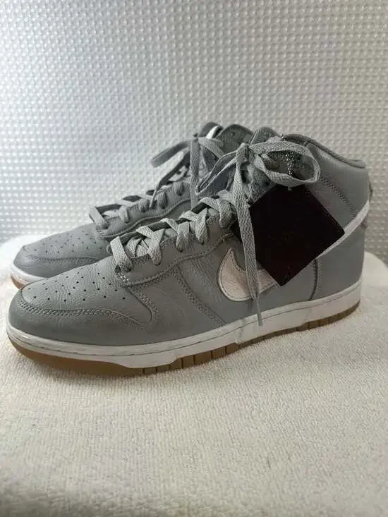Nike Dunk High Premium Grey Gum Wolf Grey White Size 11.5