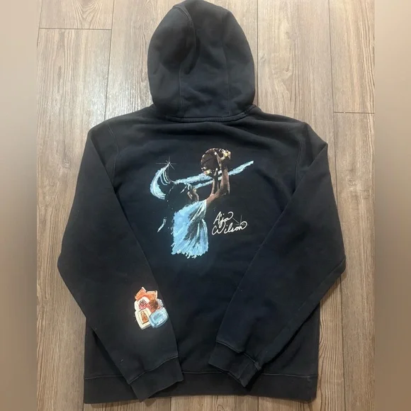 Nike Built From Pressure A’ja Wilson Hoodie Black Graphic Patch Size M