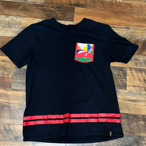 NIKE ASG‎ ALL STAR BRANDED POCKET BLACK BASKETBALL SHIRT